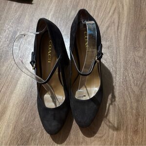 Coach Goldie Mary Jane‎ platform heels Women's size 10